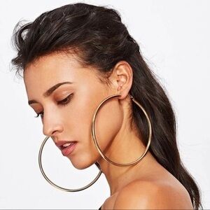 3/$30 💛 Solid Large Hoop Earrings